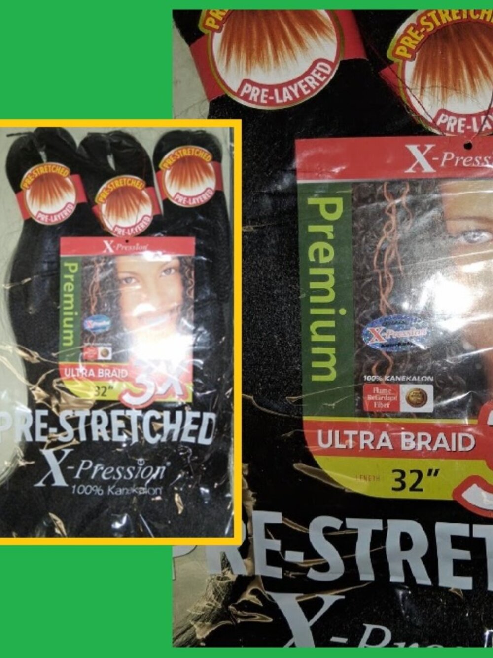 NEW In Pack OUTRE X-PRESSION PRE-STRETCHED BRAID 32" Hair